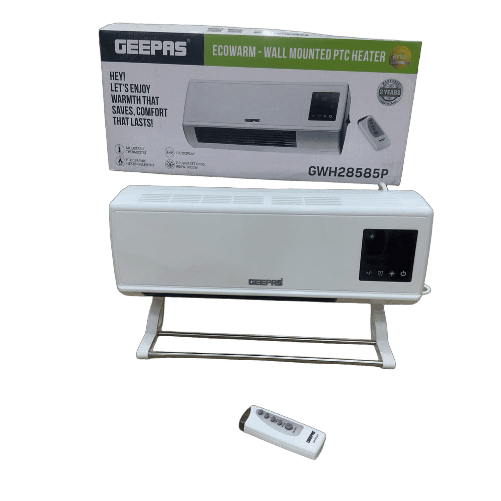 Geepas Ecowarm Wall Mounted PTC Heater 28585
