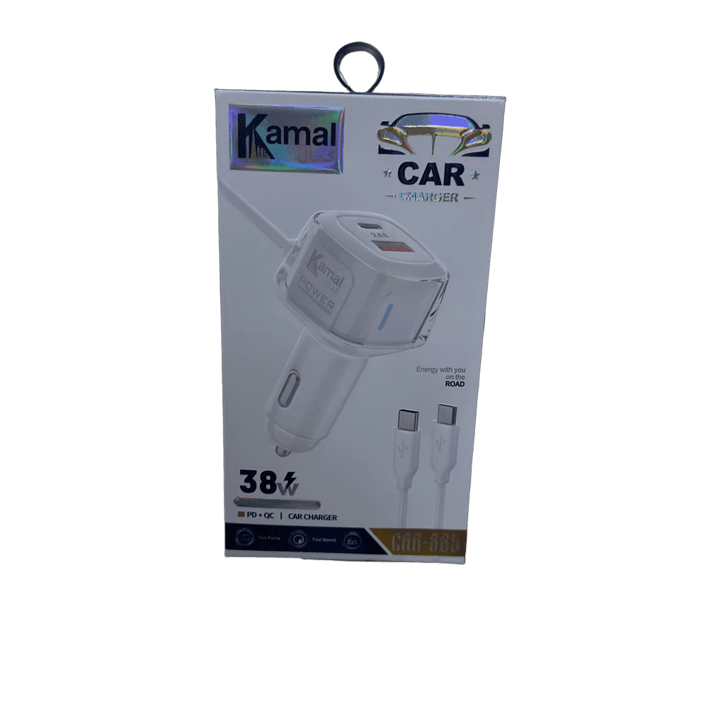 Kamal 38w Car Charger 865