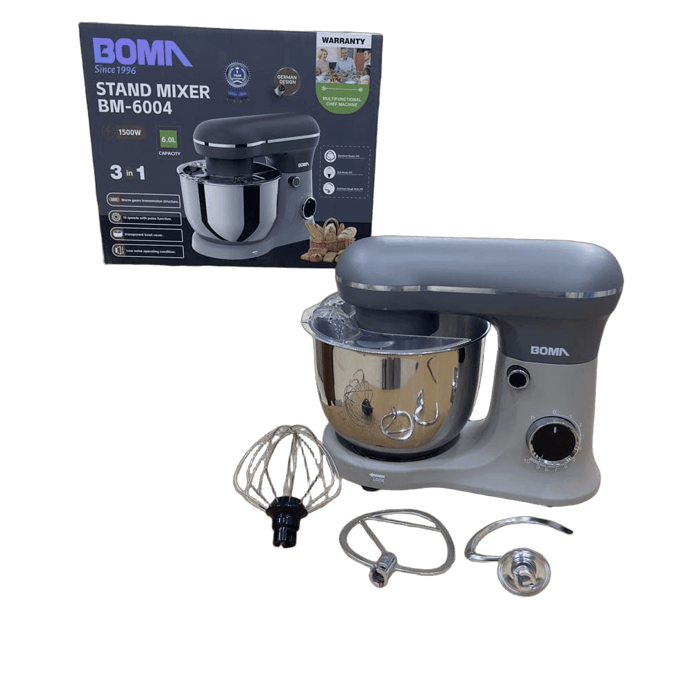 Boma 3 in 1 Stand Mixer 6L BM-6004