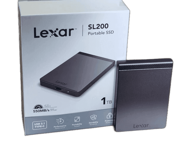 Lexar SL200 1TB Portable SSD (USB-C)