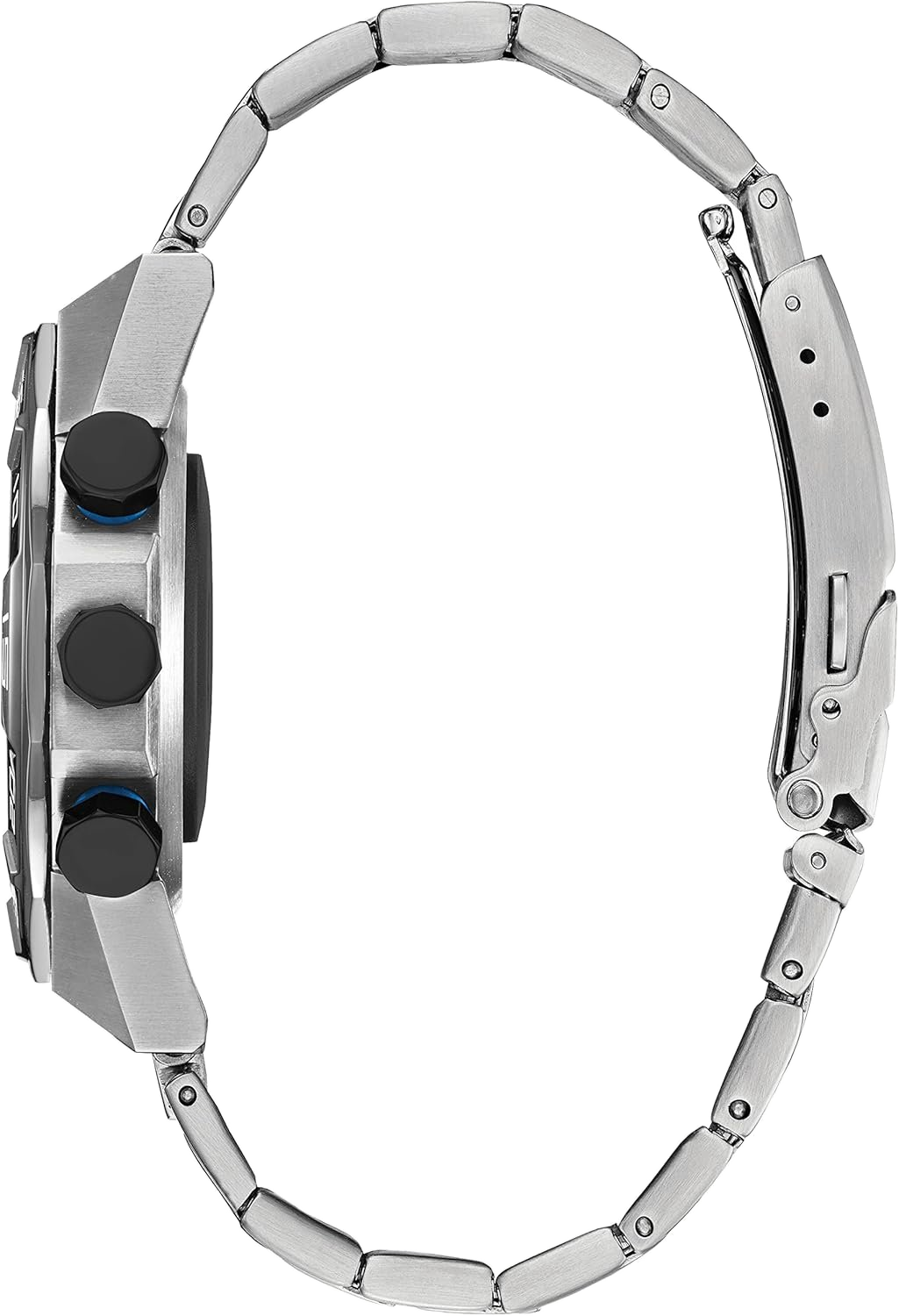 Citizen CZ Smart Hybrid in silver, side profile