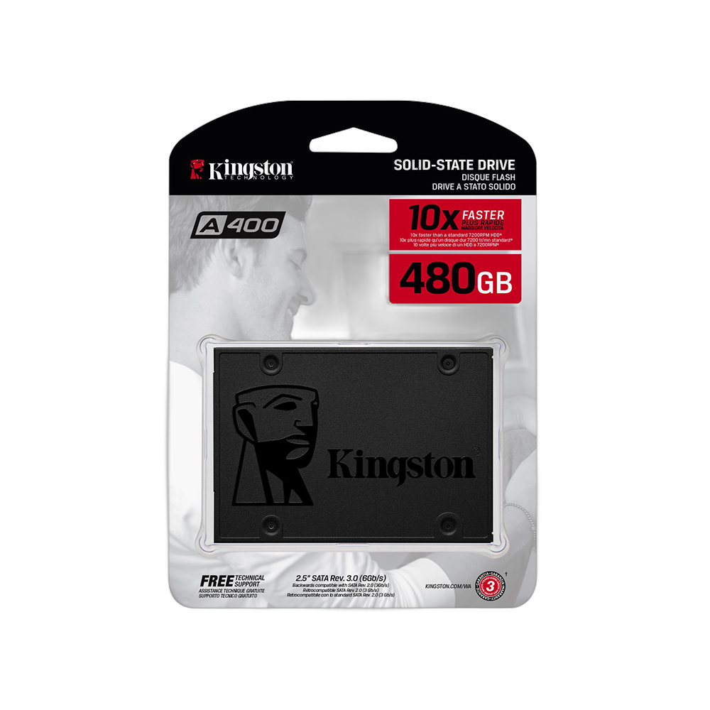 Kingston A400 480GB 2.5" SATA SSD