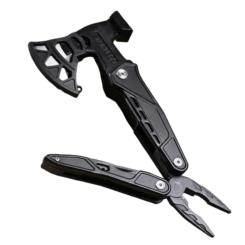 18 in 1 Multifunction Survival Axe Camping Pliers MultiTool