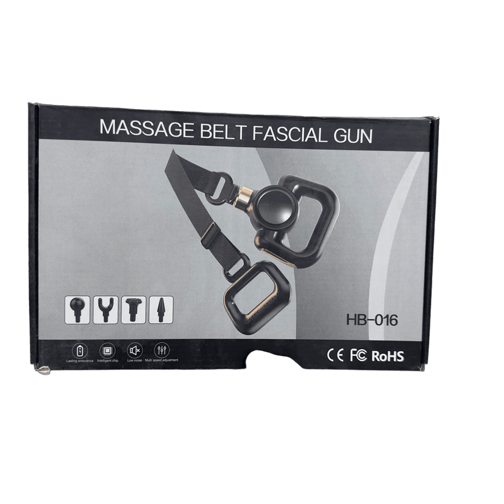 2 in 1 Massager Belt & Fascial Gun HB-016