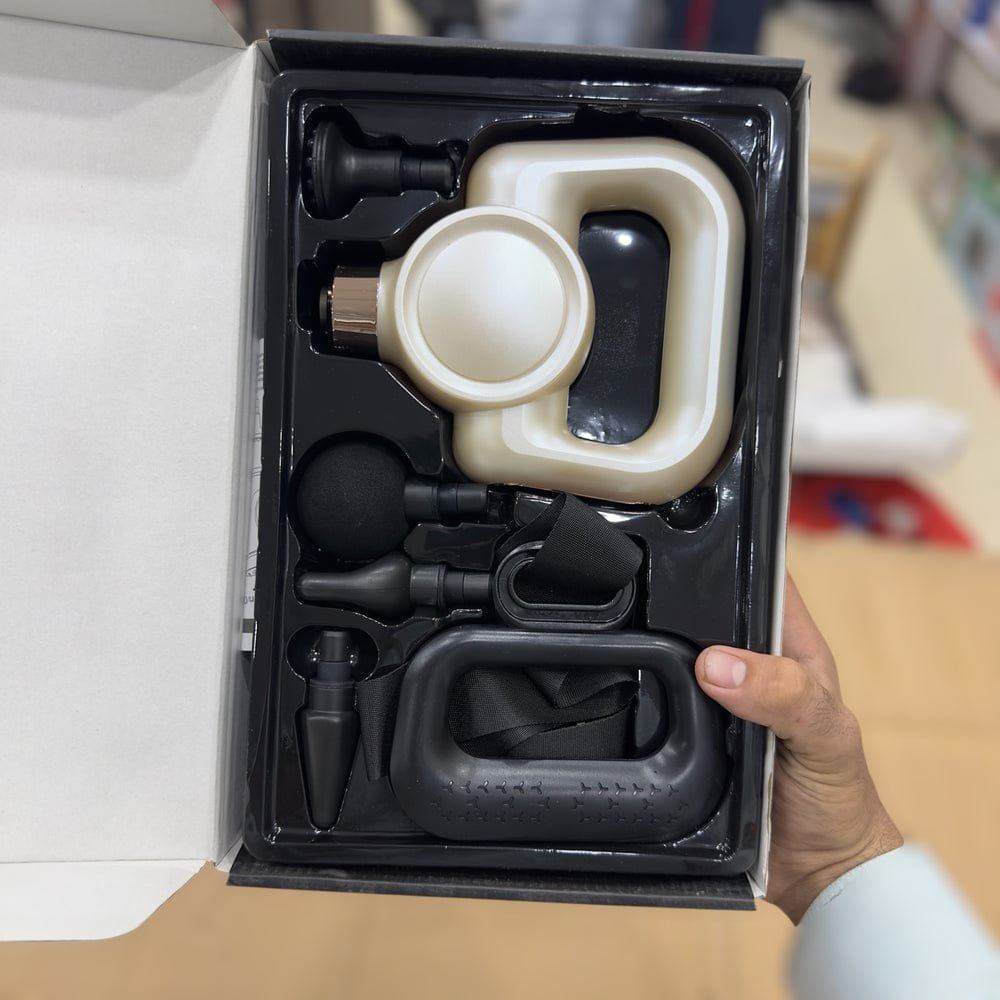 2 in 1 Massager Belt & Fascial Gun HB-016