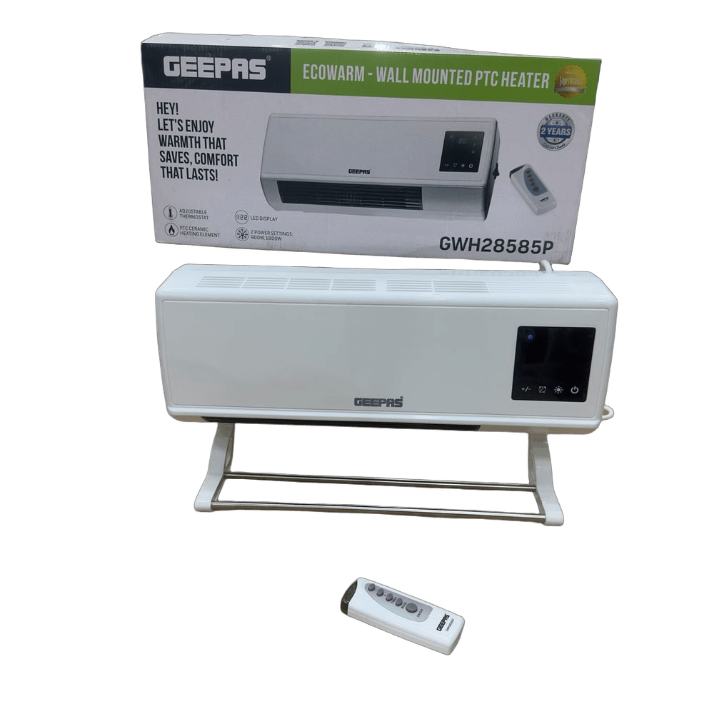 Geepas Ecowarm Wall Mounted PTC Heater 28585