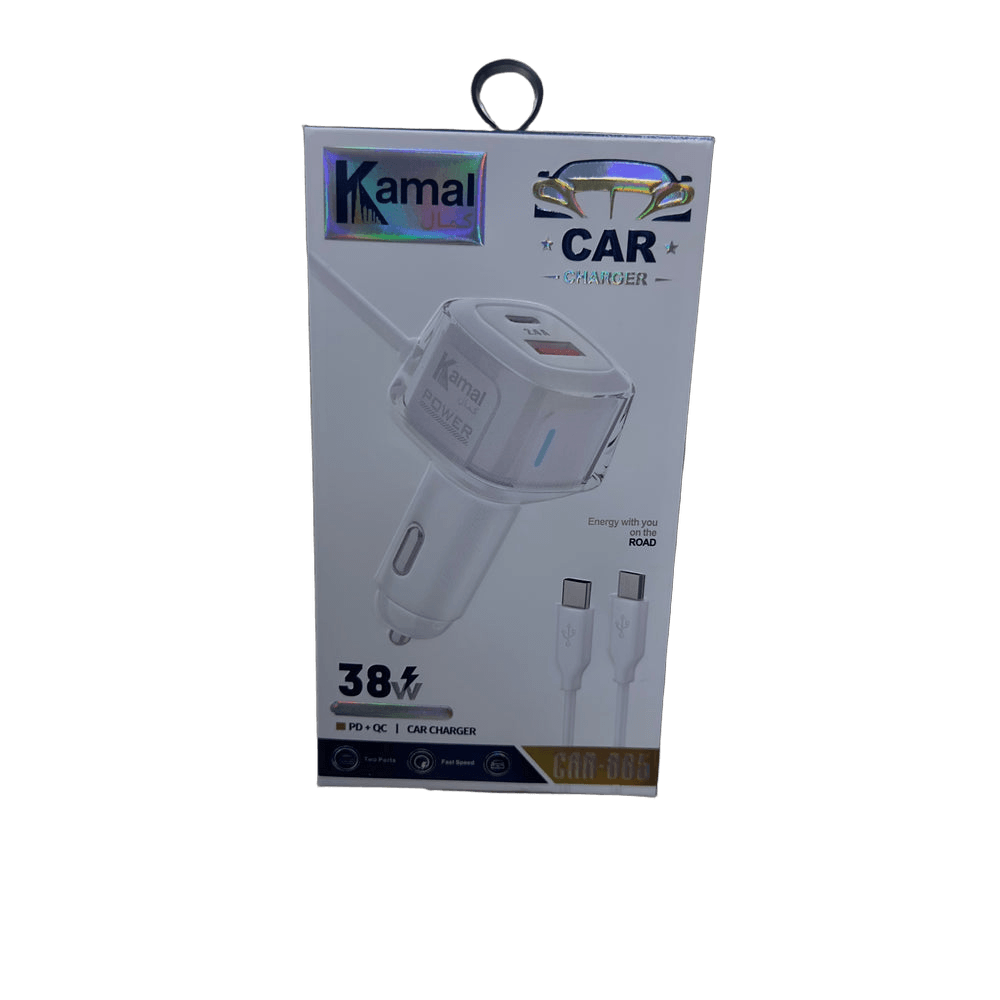 Kamal 38w Car Charger 865
