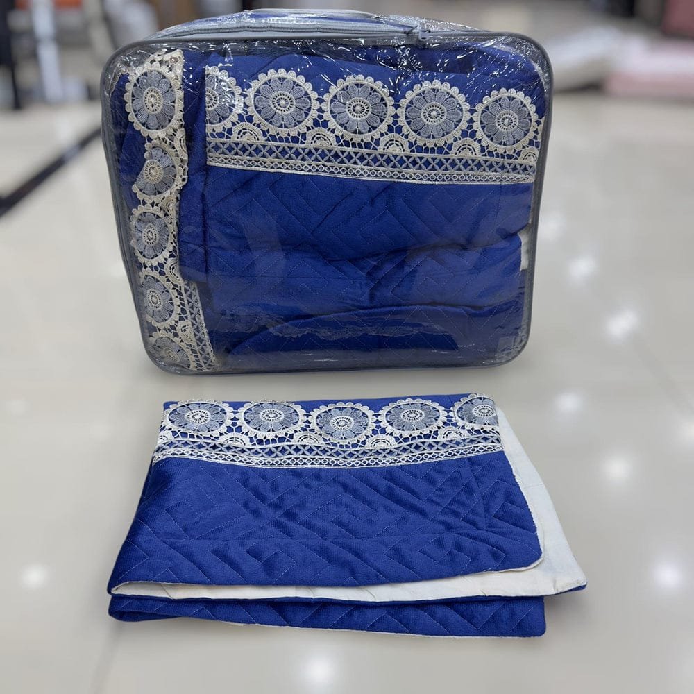 3pcs Double Bed Velvet Bedsheet Set