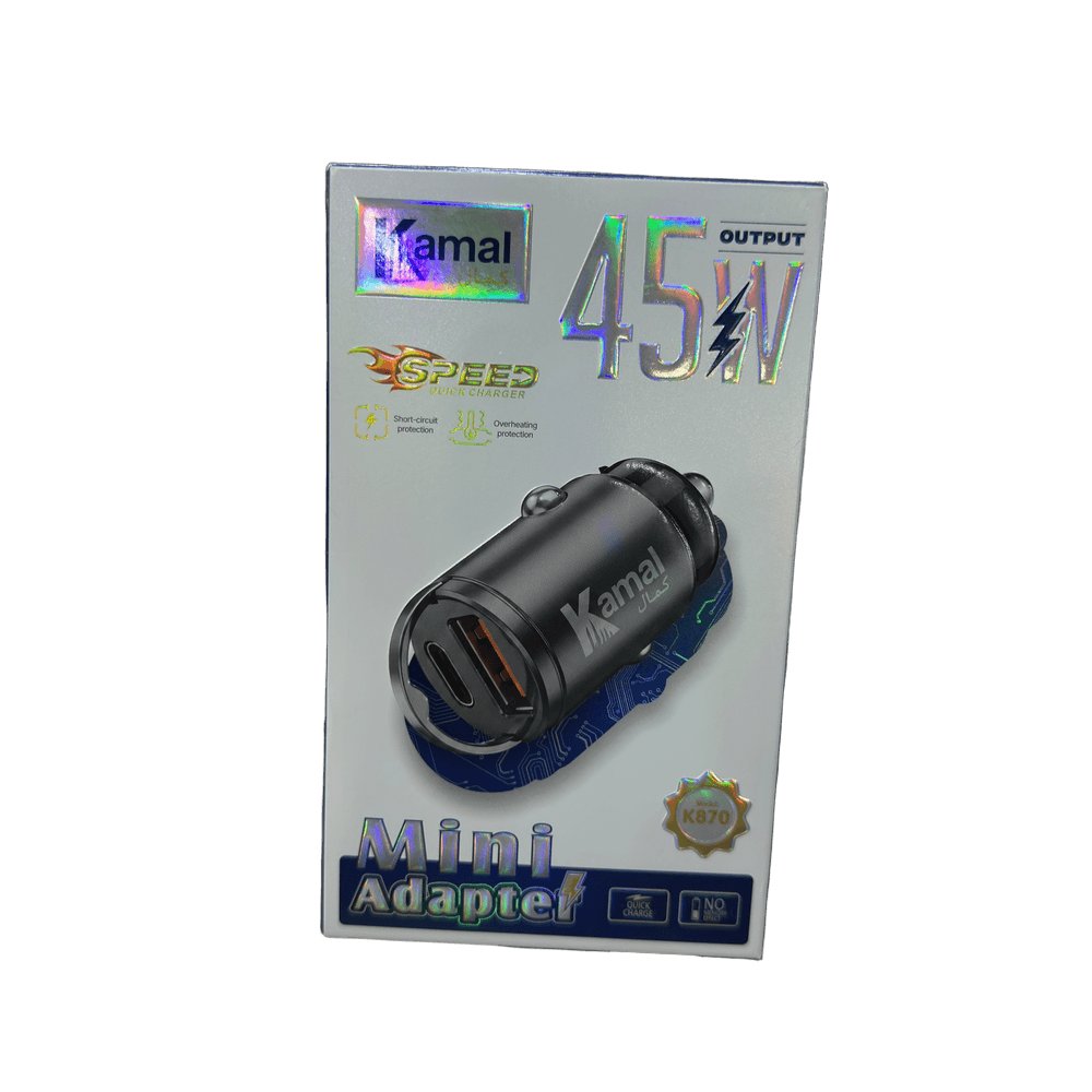 Kamal 45w Mini Car Adapter K870