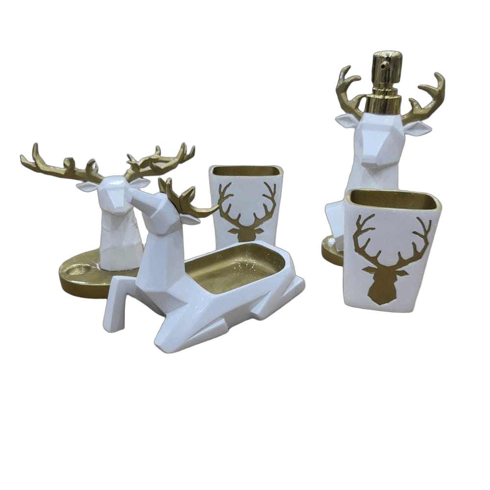 Resin 5pcs 3D Bathroom Set