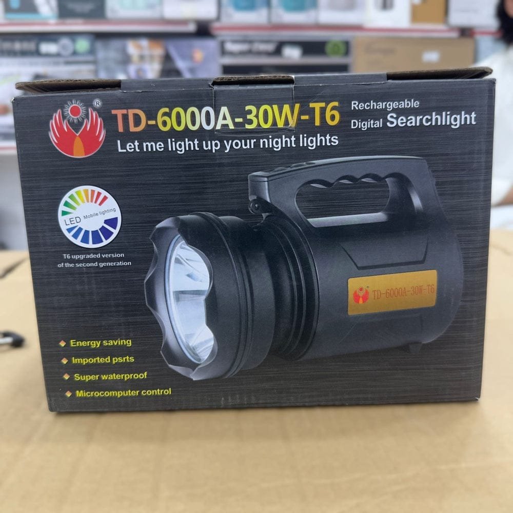 Benbo Rechargeable Digital Search Light Torch BB-6000A