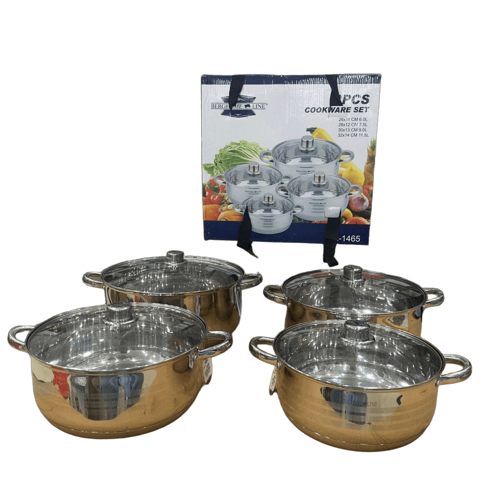 Berghome Line 8pcs Stainless Steel Cookware Set BL-1465