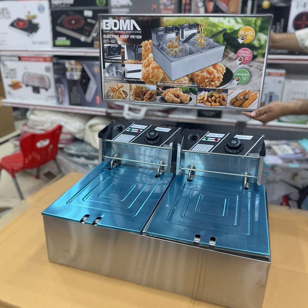 Boma 6L+6L Deep Fryer BM-82