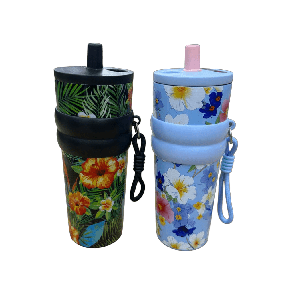 Cute Tumbler with Straw & Handle 710ml