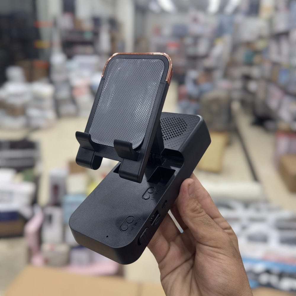 Mobile Phone Holder with Bluetooth Speaker F18