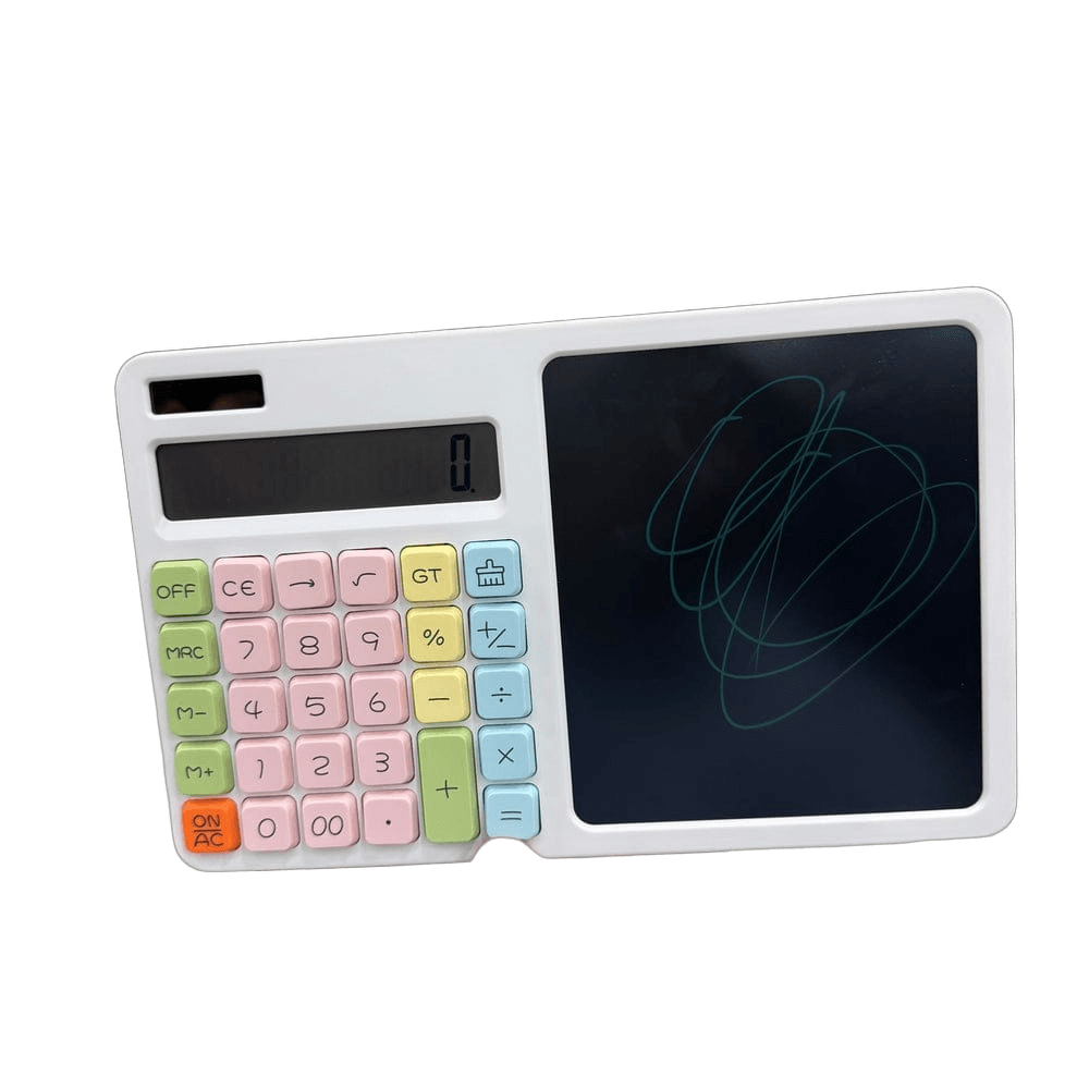 2 in 1 Calculator with LCD Screen Writing Board ZY-2208