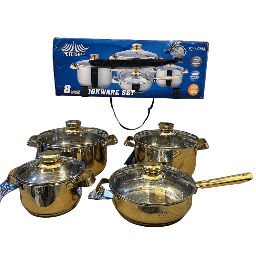 Peterhof 8pcs Stainless Steel Cookware Set PH-15148