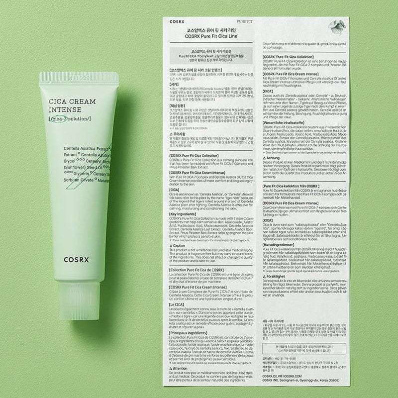 COSRX Pure Fit Cica Cream Intense Cica-7 Solution 50ml