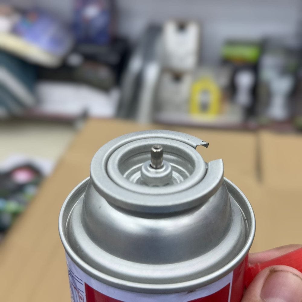 Gas Cylinder/Bottle for Portable Stove - Pyramid or sun