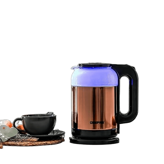 GEEPAS 1.7L Double Layer 1500W Glass Kettle-38063