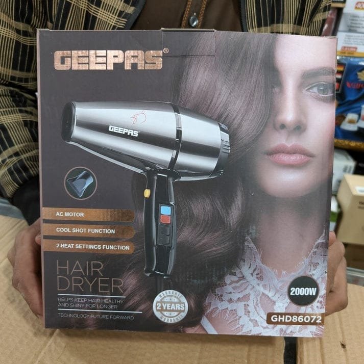 Geepas 2000W for Salon and at Home Hair Dryer 86072
